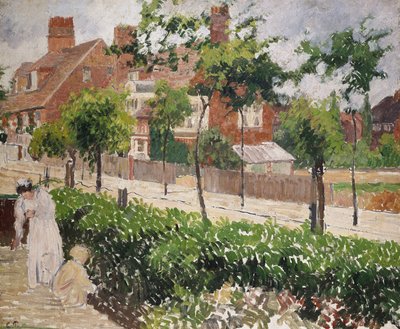 Bedford Park, Bath Road, London, 19th century by Camille Jacob Pissarro